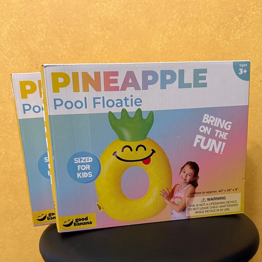 Pineapple Pool Floatie Pair